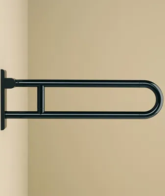 Produktbild von HEWI Stützklappgriff Ser 801, L:600mm, Stahlkern reinweiß