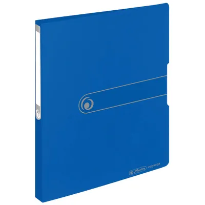 Produktbild von Herlitz Ringbuch 11217130 DIN A4 2Ringe 16mm opak blau