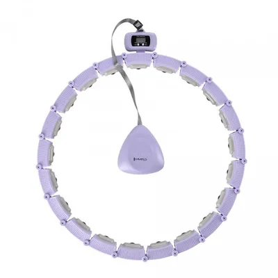 Obrázok produktu pre Hhm14 Hula Hop Fialová S Magnetmi A Závažím + Počítadlo Hms