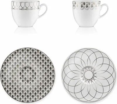 Zdjęcie produktu dla Goebel First.Platin Kaffeetassen (Set, Porzellan)