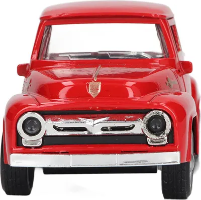 Image de 1:32 Modèle de camion pick-up, alliage, moulage sous pression, classique, vintage, décoratif pour les enfants, rouge