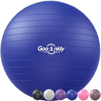 Image de Balle de gymnastique souple, ergonomique, supportant 2200 livres, avec pompe