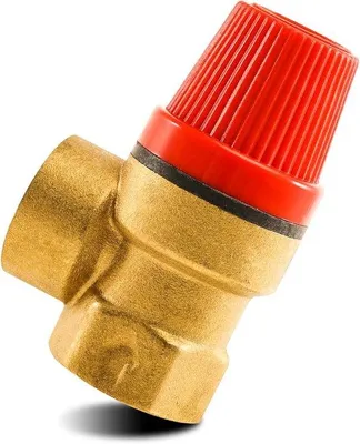 Productafbeelding van Veiligheidsventiel Messing - Ontluchtingsklep - Drukregeling - 3 Bar Instelling - 3/4 Inch - Messingkleurig