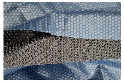 Produktbild von Solarnoppenfolie Blau/Schwarz für Poolabdeckung 700 x 350 cm Rechteckig