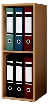 Produktbild von Holz Büro Standregal für Bücher und Ordner