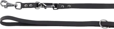 Produktbild von Flamingo Führleine Rondo genietet schwarz, Maße: 200 cm / 12 mm