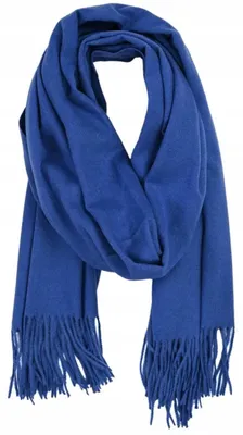 Produktbild von Agrafka Warmer Dicker Schal mit Fransen 200x70 cm