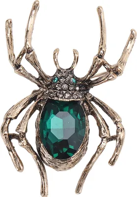 Produktbild von Retro-Spinnenbrosche für Frauen, Kunstkristall-Strass, Statement-Insekten-Anzug, Mantel-Brosche, Halloween-Kostüm-Zubehör, Schmuck, Geschenk