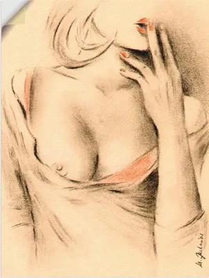 Produktbild von ARTland Wandbild, selbstklebend Aphrodite der Moderne Größe: 60x80 cm