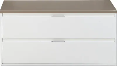 Obrázok produktu pre Kúpeľňová skrinka Sanox Porto 120 cm 2 zásuvky biela/kubanit
