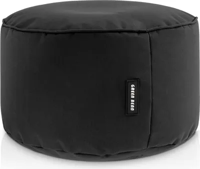 Produktbild von Green Bean® Sitzsack-Hocker "Stay" 45x25cm mit EPS-Perlen Füllung - Fußhocker Sitz-Pouf für Sitzsäcke - Fußablage Sitzkissen Sitzhocker Schwarz