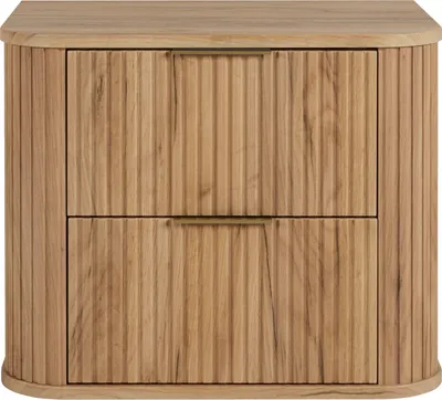 Immagine prodotto di Mobiletto da bagno, quercia artigianale dorata + maniglia dorata, 41,5 x 60,4 x 51,7 cm