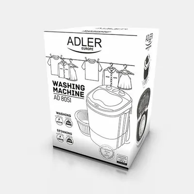 Obrázek produktu pro Adler AD 8051, Horní plnění, 3 kg, Modrá, Bílá