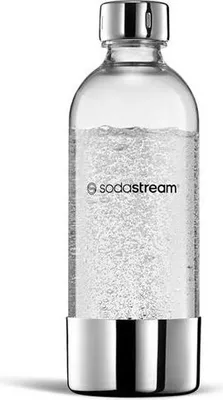 Produktbild von Sodastream Flasche, ENSO Metall, 1L, Spülmaschinenfest, Wiederverwendbar