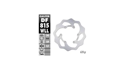 Produktbild von Bremsscheibe Hinten Beta Rr 250/300/350 '12-, Rr 390/400/430/450/450/498 '14-, Xtrainer 250/300 '15- Wave (240X109X5Mm)