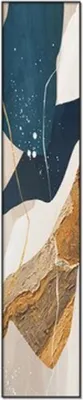 Produktbild von TPFLiving Kunstdruck LW-310 (OHNE RAHMEN) Poster - Leinwand - Wandbild - Hochauflösender Giclée-Druck, langlebig und hochwertig - Abstrakte Strukturen -  - Größe: 30x120cm