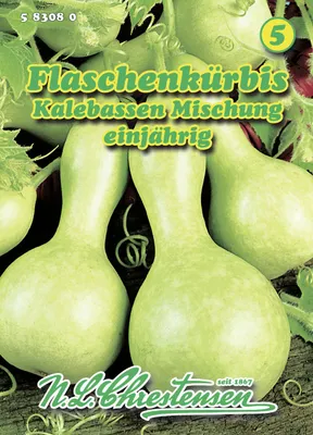 Artikelbild 1 von 'Flaschenkürbis Kalebassen Mischung' aus der Kategorie Flaschenkürbissamen