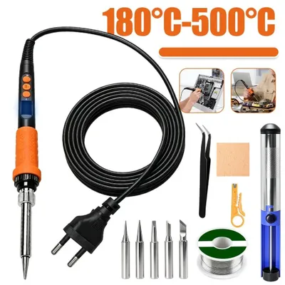 Immagine prodotto di Kit di saldatore - Saldatore per riparazioni e progetti fai-da-te - Utensile per l'elettronica