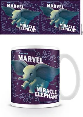 Produktbild von Disney Tasse Dumbo Come and Marvel Miracle Elephant