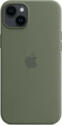 Obrázek produktu pro Apple silikonový kryt s MagSafe na iPhone 14 Plus olivový