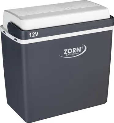 Produktbild von Zorn Kühlbox elektrisch ZA24 12V Anschluss Auto & Caravan grau/weiß 21,9 L
