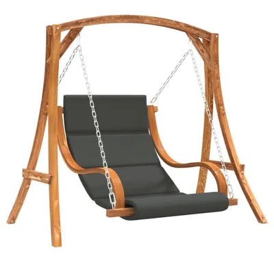 Produktbild von vidaXL Hollywoodschaukel mit Auflage Massivholz Fichte mit Teak-Finish