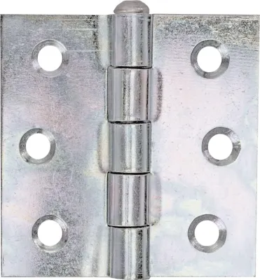 Immagine prodotto di Alberts 851514 - Cerniera quadrata, zincata Sendzimir, 63 x 63 mm, confezione da 25 pezzi
