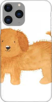 Produktbild von Mr. & Mrs. Panda Iphone 11 Pro Handyhülle Hund Flauschig - Weiß - Geschenk, Handy Case, Sprüche, Hundemama, Hunde, Süß, Premium Kunststoff