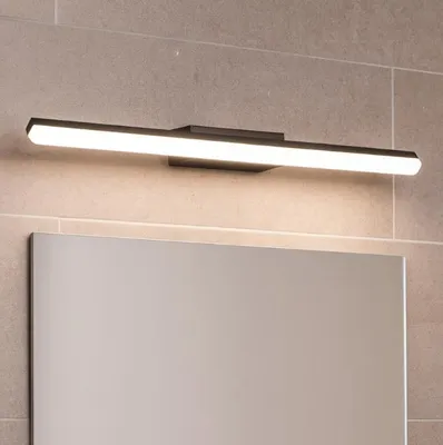 Produktbild von Zeitgenössische Wandleuchte Reflexion Metall Schwarz Led 17W 3000K Ip44