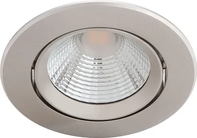 Image de LED Downlight Spot encastré Variable 5.5W Sparkle Découpe Ø 70 mm 2700K Nickel Blanc Chaud