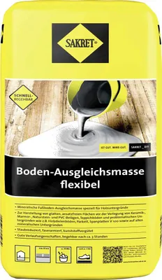 Produktbild von SAKRET Boden-Ausgleichsmasse flex ibel 20 kg Sack grau