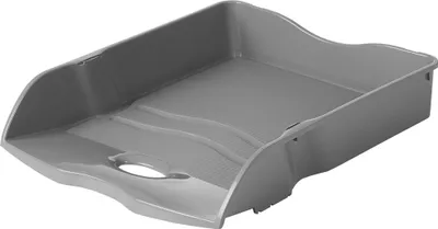 Produktbild von Briefkorb C4 dunkelgrau recyceltem Kunststoff