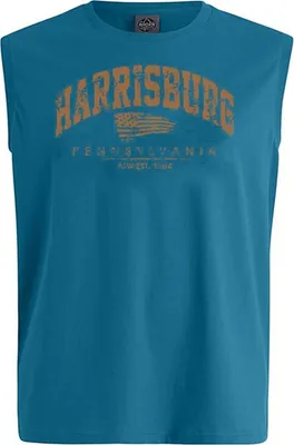 Produktbild von Übergrößen Tanktop Harrisburg Orange AHORN SPORTSWEAR Water Blue 7XL