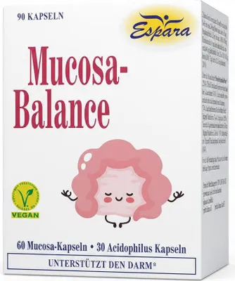 Produktbild von Espara Mucosa-Balance Nahrungsergaenzungsmittel, 90 Kapseln