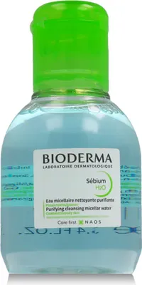 Produktbild von Bioderma Sébium H2O, Frauen, 100 ml, Jeder Hauttyp, Reinigend, Flasche, AQUA/WATER/EAU PEG-6 CAPRYLIC/CAPRIC GLYCERIDES SODIUM CITRATE ZINC GLUCONATE COPPER SULFATE...