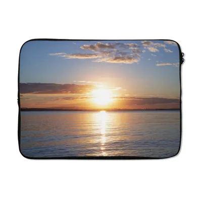 Produktbild von MuchoWow® Laptop Hülle 14 ZollMeer - Sonne - Farben Laptoptasche - Laptoptasche - Stoßsicher - Schutzhaube
