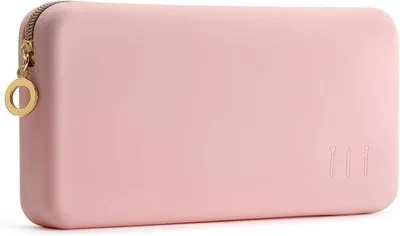 Produktbild von Make-upborsteltas in Rosé – Reisegeeignet & kompakt