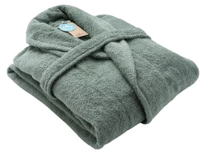 Produktbild von ARTG - Morgenmantel für Damen, Schalkragen LT4020 (XXL) (Altgrün)