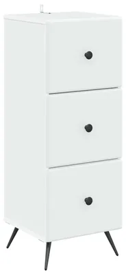 Obrázok produktu pre vidaXL Komoda Biela 33 x 34,5 x 90 cm Drevotrieska
