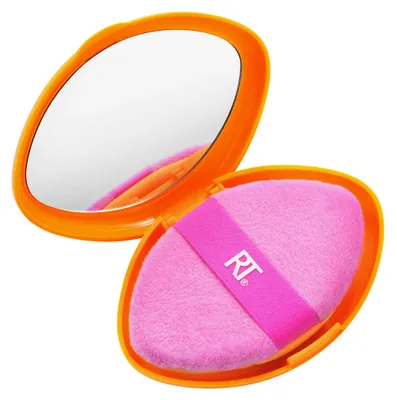 Immagine prodotto di Real Techniques Miracle 2-in-1 Powder Puff + Custodia da viaggio houbička na make-up