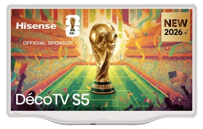 Produktbild von Hisense 43S5Q, 109,2 cm (43"), 3840 x 2160 Pixel, QLED, Smart-TV, WLAN, Silber, Weiß