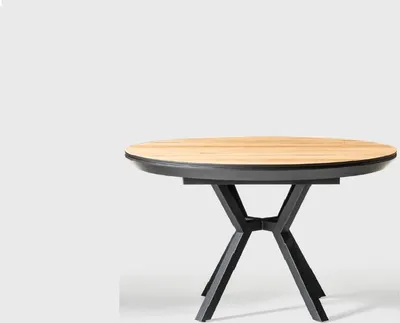 Obrázek produktu pro Küchentisch Braun Runder Esstisch Luxus Esszimmertisch Esszimmer Holz