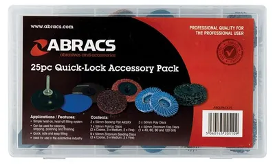 Image de ABRACS - Coffret de 25 accessoires pour ponçage