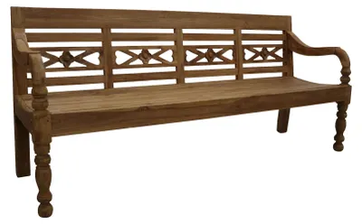 Produktbild von Holzbank 4-Sitzer | 190 cm | Teakholz