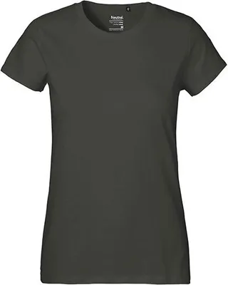Immagine prodotto di Neutral O80001 | Maglietta classica da donna / 100% cotone equosolidale - Colore: antracite - Taglia: L