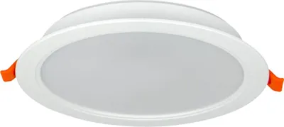 Zdjęcie produktu dla Reflektor wpuszczany 18W | Okrągły, bez migotania, 1900lm | Regulowana barwa światła sufitowego CCT 3000-6000 K | Łatwa instalacja