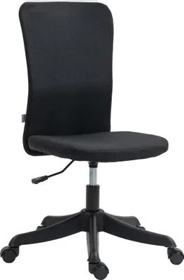 Produktbild von Bürostuhl - Chefsessel - Ergonomisch - Höhenverstellbar - 360° drehbar - Mit Rollen - Mit Armlehnen - Kunstleder - Schwarz