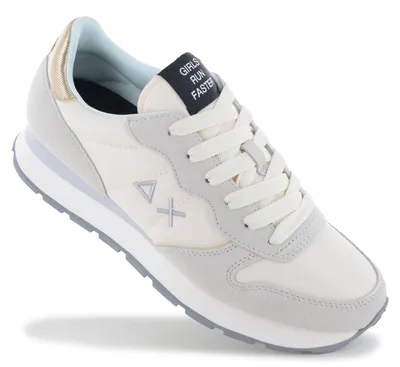 Zdjęcie produktu dla SUN68 Ally Silver Gold - damskie sneakersy, kolor biało-beżowy, model Z46202-31, rozmiar EU 41
