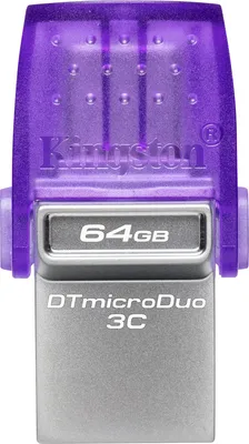 Produktbild von Kingston DataTraveler microDuo 3C 64 GB, USB-Stick, (USB-A 3.2 Gen 1