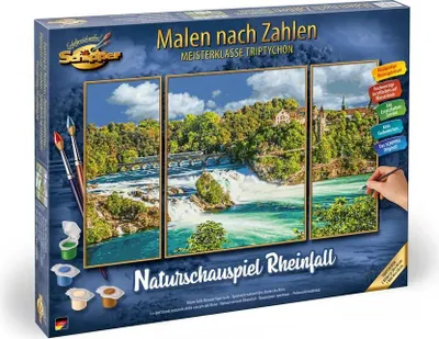 Produktbild von Malen nach Zahlen|Schipper Malen nach Zahlen - Naturschauspiel Rheinfall